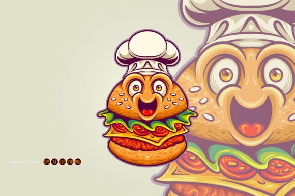 Appetites Burger Chef Funny Flavor Graphics & Illustrations Review