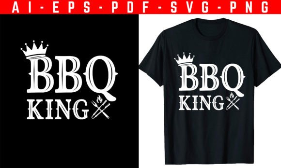 BBQ KING Graphics Review for T-Shirt Designs
