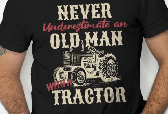 Farm Png, Tractor Png, Funny Farmer Png Graphics for T-Shirt Designs