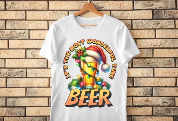 Funny Beers Christmas PNG File for Sub: Graphics & T-Shirt Designs Review